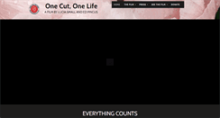 Desktop Screenshot of onecutonelife.com