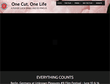 Tablet Screenshot of onecutonelife.com